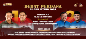 Debat Perdana Pilgub Jateng 2024