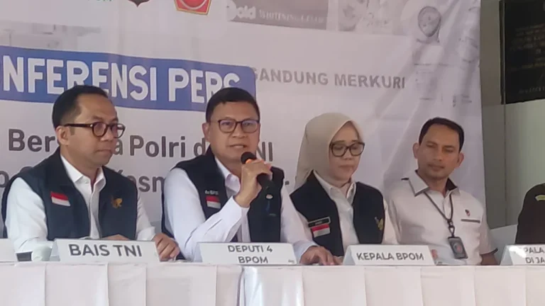 Press Conference BBPOM di Jakarta.